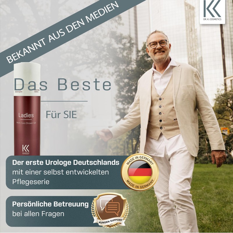 Dr. K. Cosmetics - Ladies Intimate Care Shower Gel for