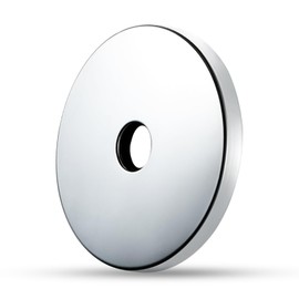 OFFO 4.5" Extra Large Shower Arm Flange in Outer Diameter Replacement Shower Head Arm Escutcheon Plate Suitable for Most Brands Shower Head Arms, Chrome