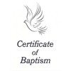 Baptism Certificates for Church Certificate of Baptism with Envelopes (6)