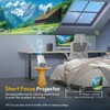 Smart Mini Projector WiFi6 Bluetooth 5.0 - XGODY Gimbal 3