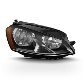 ACANII - For 2015-2017 Volkswagen GTI/Golf MK7 Halogen Model Replacement Headlight Headlamp -Passenger Side Only
