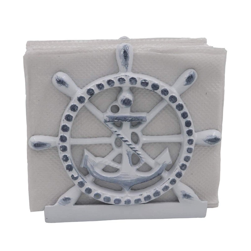 THDC Nautical Napkin Holder, Lunch, Dinner, Nautical Collection Napkin Holder,