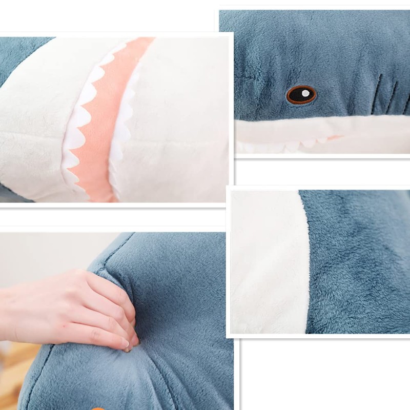 XIYUAN 24" Big Shark Stuffed Animal Toy,Plush Shark Toys,Stuffed Animal