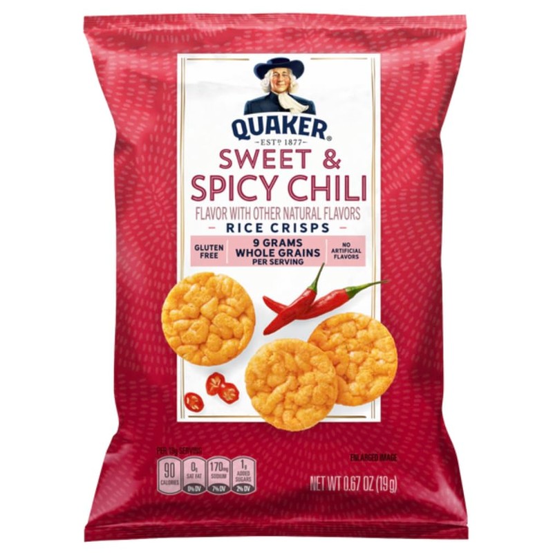 Quaker Rice Crisps Savory Mix, Variety Pack, 0.67 oz, 36