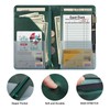 EcoVision Server Books for Waitress,Leather Waiter Book with Zipper Pocket,