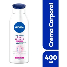 Crema Corporal Nivea Tono Natural Satín Uva/uvb 400ml