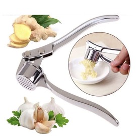 Stainless Steeel Heavy Duty Home Kitchen Garlic Press Crusher Squeezer Presser Masher Mincer Hand Tool for Professional Restaurant Hotel Home Kitchen Helper Masher Slicer