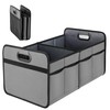 Simple Deluxe Car Trunk Organizer for SUV, Collapsible 2 Compartment