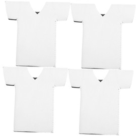 CIYODO 4Pcs Shirt Shaped Bottle Sleeves Insulated T Shirt Bottle Covers for Sports Beach and Parties Fun Craft Decoration