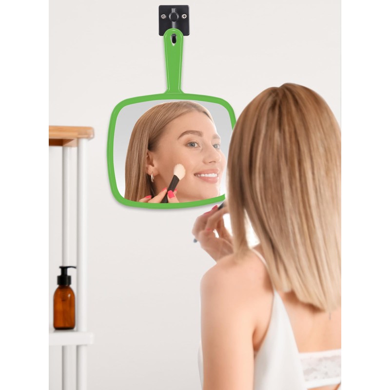 BEFUI Extra Large Handheld Mirror，Hand Salon Mirror with Handle for