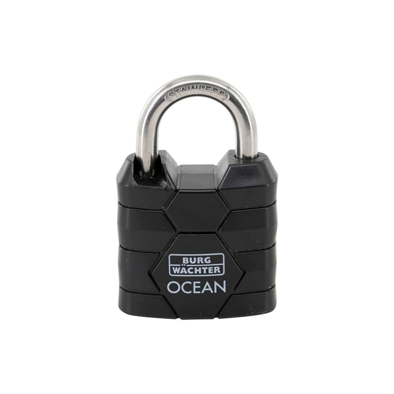 Burg Wächter Padlock Weatherproof Width 44 mm Rustproof and Seawater