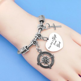 Mwphuy Christian Jewelry for Women Bracelet Inspirational Gifts Bible Verse Bracelet Prayer Faith Religious Gifts for Her Best Friend Sister Bracelet Bangle Christmas Birthday Gift