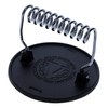 Victoria Round Cast Iron Meat Press with a Wire Handle,