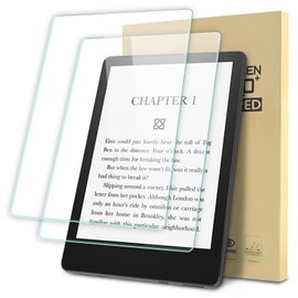 Suppeak 3-Pack Screen Protector Compatible with Kindle Paperwhite 6.8"/Kids 6.8"/ Signature Edition 6.8"(11th Generation 2021), Tempered Glass Clear Film, Anti-Scratch, 9H Hardness, Easy Installation