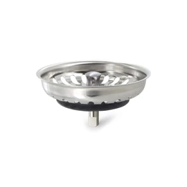 DL-pro Strainer Basket 82 mm with Spigot 8 x 24 mm Like Blanco 125561 Strainer Basket Sink Strainer Drain Strainer 24 Slots for Strainer Basket Valve Sink Sink Eccenter Operation