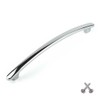 Chrome Bow Kitchen Cabinet Door Handle, Cupboard Drawer Bedroom furniture