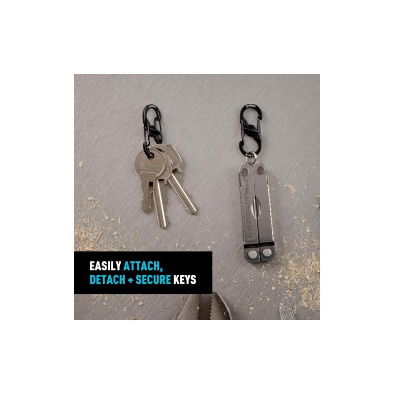 Nite Ize S-Biner Microlock mosquetón en forma de S de