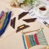BENECREAT 4Pcs Beech Wooden Weaving Shuttle, Knitting Handcrafted Weaving Loom