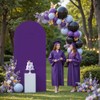 Cubierta de fondo de arco morado de 6 pies, fundas