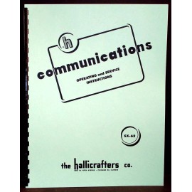 Hallicrafters SX-62 SX62 Radio Receiver Manual