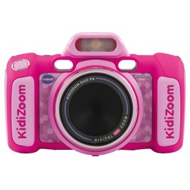 VTech KidiZoom Duo FX in Pink - Robust Digital Camera with Creative Apps and Gaming Functions - For Children Aged 4-10 Years