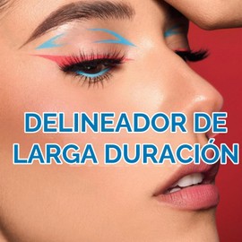 PINK UP Long Lasting Eye Liner Delineador ojos Larga duración Resistente al agua No irrita la piel Colores intensos Color Nude Modelo PKEL17
