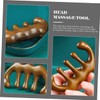 Minkissy Portable Scalp Comb Static-free Massage Tool Wooden Hair Comb