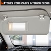 Sun Visor with Vanity Light for 2010-2015 Mazda CX-9, Left