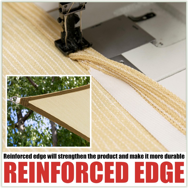 Royal Shade 19' x 19' x 19' Red Triangle Sun