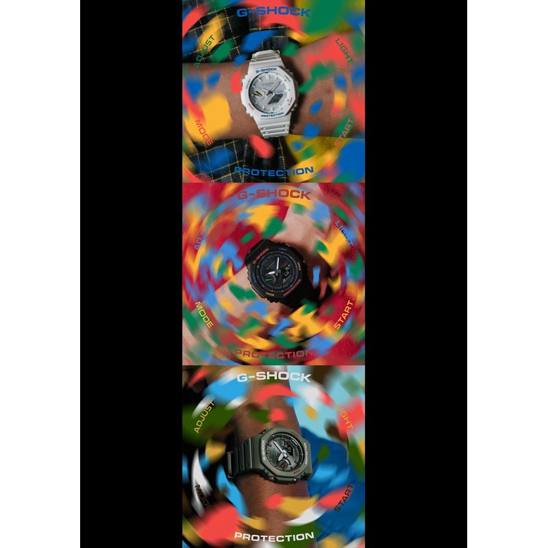 Casio GA-B2100 Wristwatch, Multi-Color, green