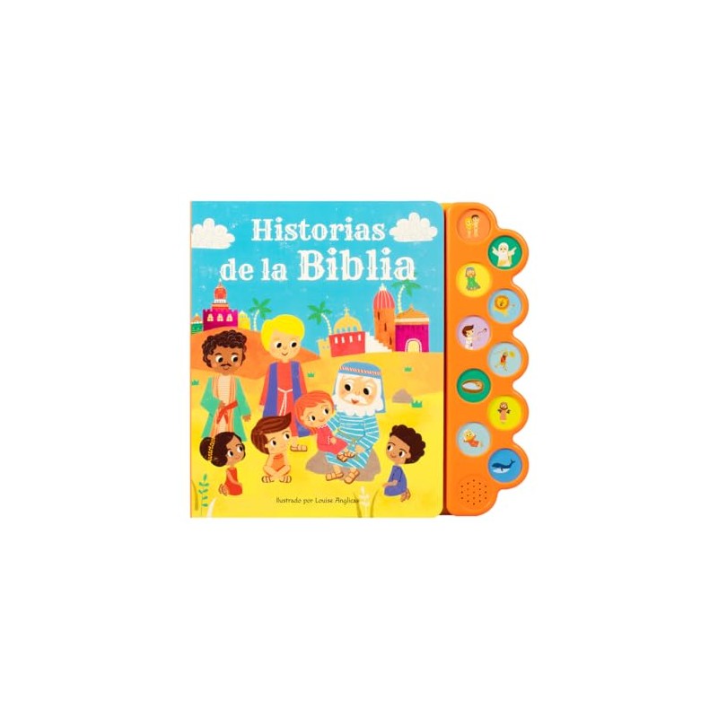 Cuento Infantil: 10 Botones con Sonido: Historias de la Biblia