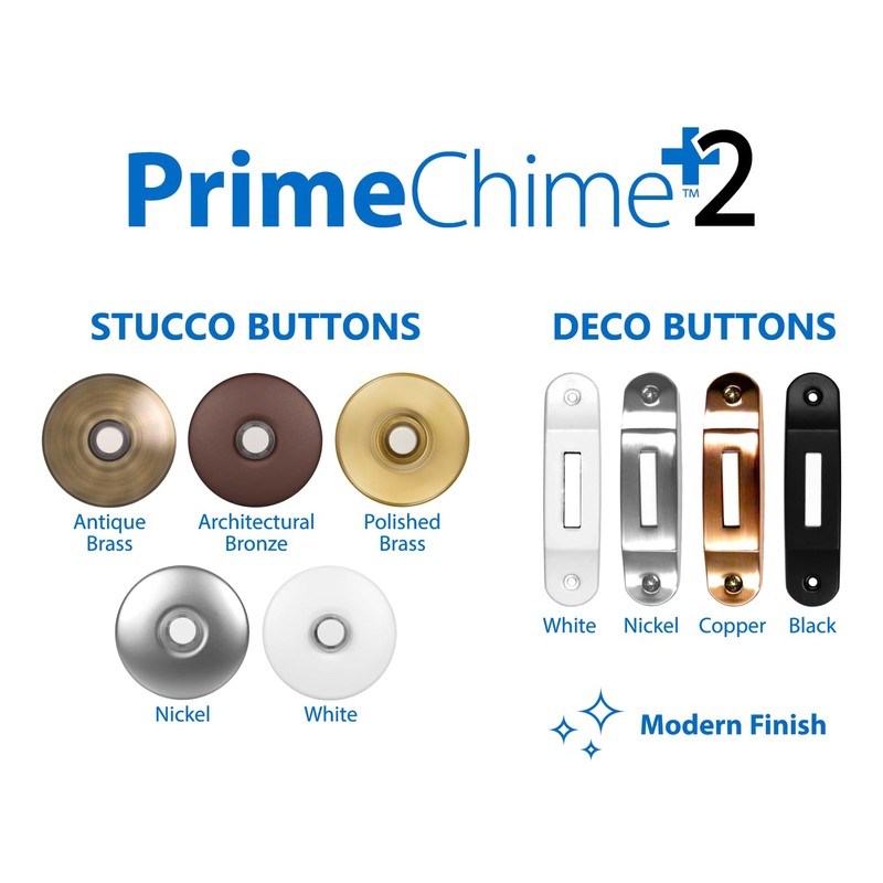 ADA Compliant Video Compatible Doorbell Chime Kit (PRCP2A)