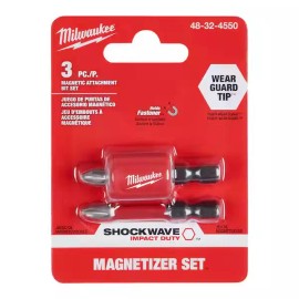 Milwaukee SHOCKWAVE Impact Duty Magnetizer Set - 3 pc.