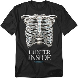 Supernatural Hunter Inside Unisex Adult T-Shirt for Men and Women, Black, XX-Large