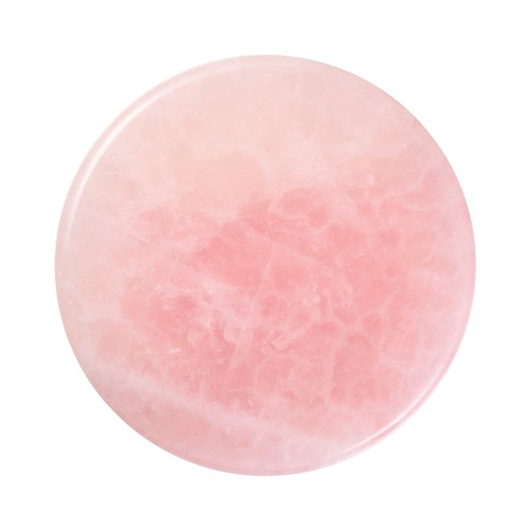 BeauPretty - 1 soporte para palés de pestañas con piedras de jade y pintalabios (rosa)