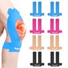 Flintronic 8PCS Precut Kinesiology Tape for Knee, Elastic Waterproof Sports
