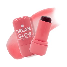 glowiest Dream Glow Collagen Water Jelly Tint – 2-in-1 Lip and Cheek Stain | Hydrating Glossy Finish | Long-Lasting, Lightweight, Buildable Color | Korean Makeup Inspired (Red Rose)