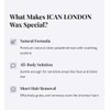 Ican London Liposoluble Hair Removal Strip Wax, Silver, Tin 800ml