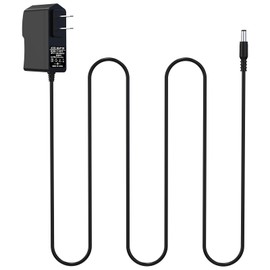 9V DC 1A Guitar Pedal Power Supply Adapter, 9V Charger Power Adapter Compatible with Most Guitar Effect Pedals, BOSS, Casio Keyboard, Center Negative, 5.5mm x 2.1mm