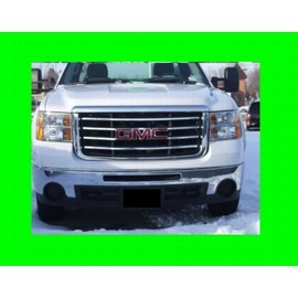 312 Motoring fits GMC Sierra 2007-2010 Chrome Grille Grill KIT 2008 07 08 09 10 2009 1500 2500 3500 SLT SLE Z71 Denali