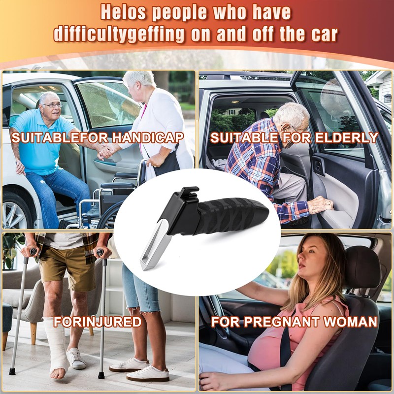 Car Door Handle for Elderly, 2-Pack car Handle Assist -