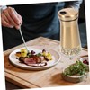MAGICLULU Salt Pepper Shaker Set Stainless Steel Condiment Bottles Lids