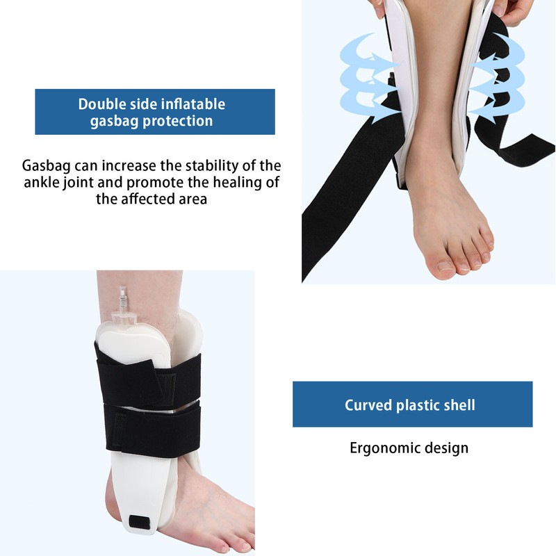 Ankle Stirrup Brace Inflatable Protective Ankle Joint Support Splint for