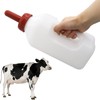 Calf Bottle with Hand Grip Handle and a Replacement Nipple,2