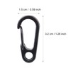 Small Mini Carabiner Clip Tiny Spring Snap Hook Keychains Micro