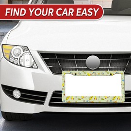 URZTJPJV Anime Alien Spaceship Rocket, Aluminum Alloy License Plate Frame Applicable to US Standard Car Metal Car Tag Frame Funny Front License Plate Cover Holder for Women Men 12x6 Inches