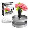 CORJEEJOR Burger Press with 100 Wax Paper, Non-Stick Meat Patty