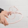 Scarf Stand with 5 Rings, Coat Racks, Plastic Hangers, Scarves