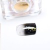 Yienate False Nails for Women and Girls Black Star Moon