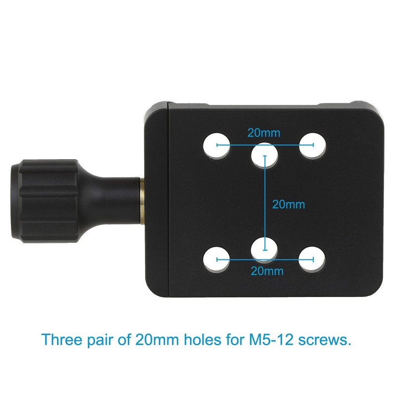 Haoge CP-20 Screw Knob Quick Release Arca-type Clamp Adapter Mount